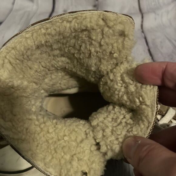 Coach - Logo High Tops - Shearling Lined - 8.5 - Brown - Picture 8 of 10